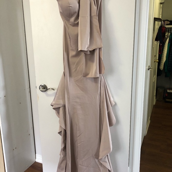 Champagne Floor Length Gown - Picture 4 of 5